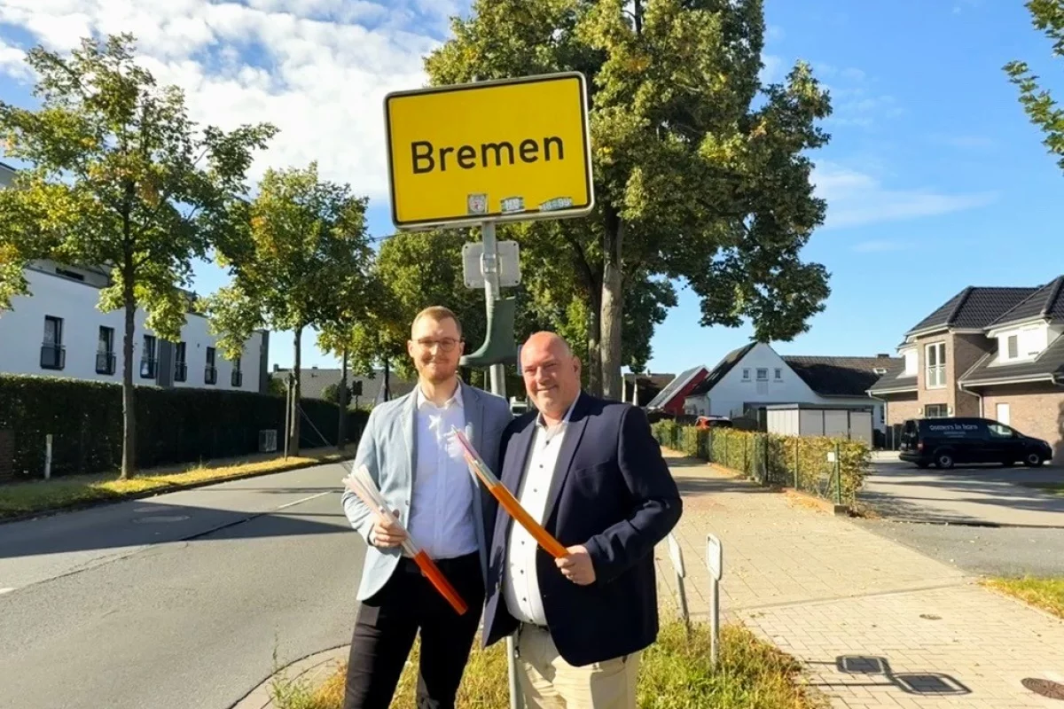 Deutsche GigaNetz und Glasfaser Nordwest bringen den ersten Kunden in Bremen-Nord zum Leuchten