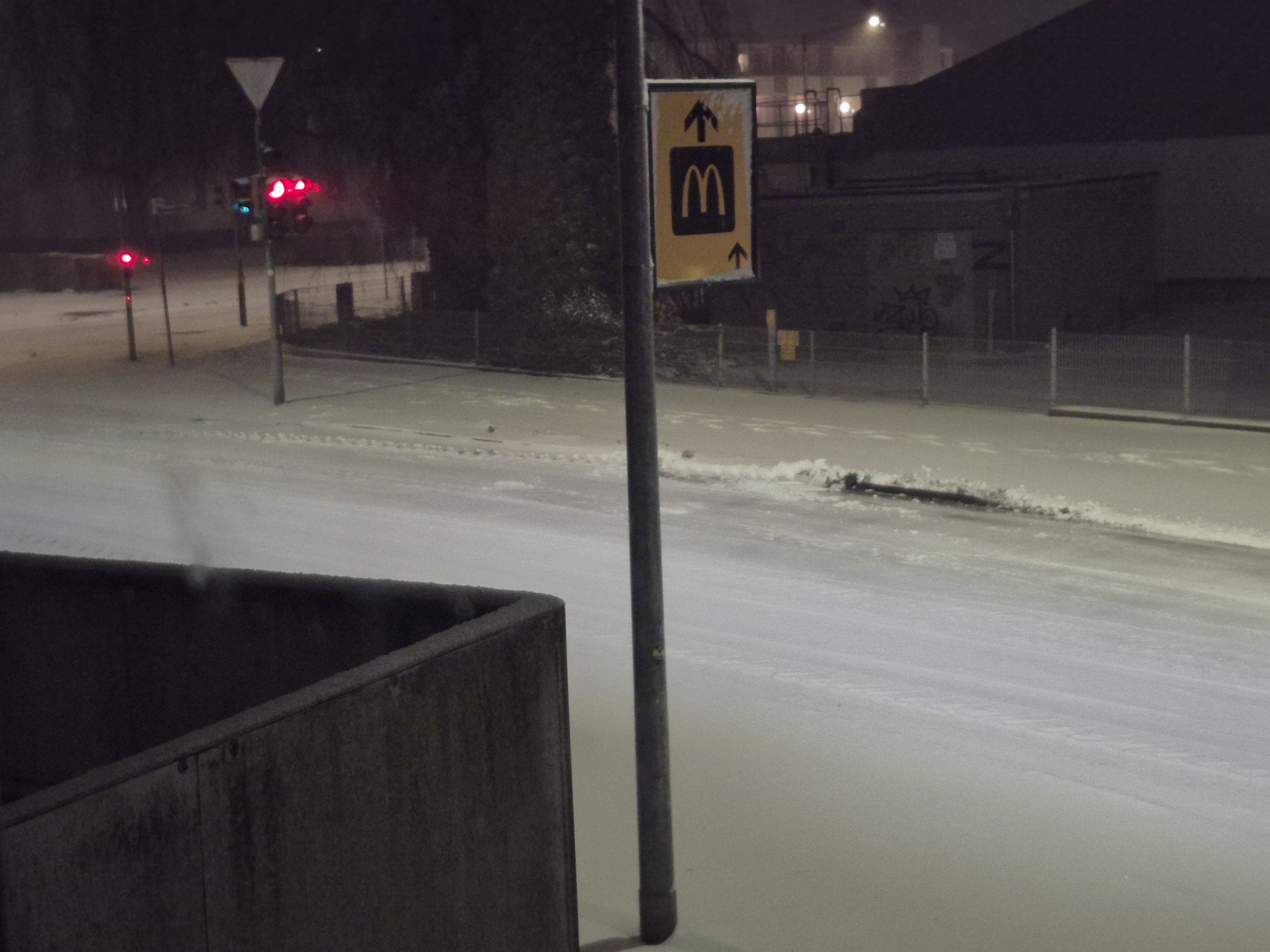 Der angekündigte Wintersturm ist da