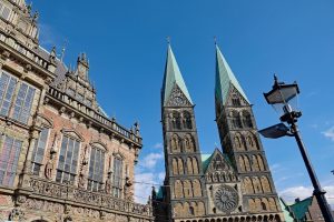 bremen, town hall, dom, architecture, historical, sightseeing, tourist attraction, germany, historic center