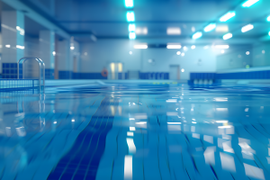 ai generated, swimming, pool, indoor