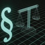 a scale and a dollar sign on a black background